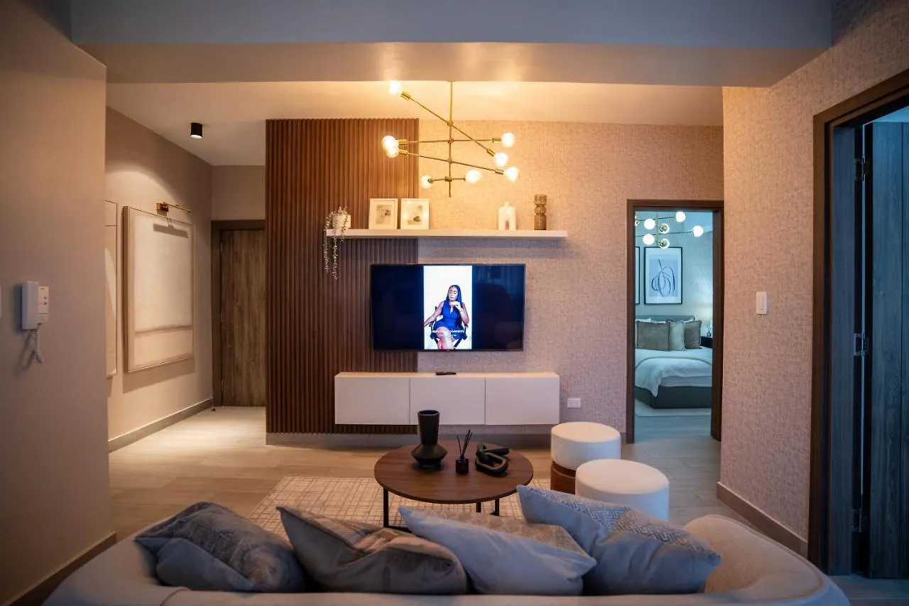 Luxury 2Bedr, 2 Balcony Pool, Gym, Downtown Santo Domingo Apartamento